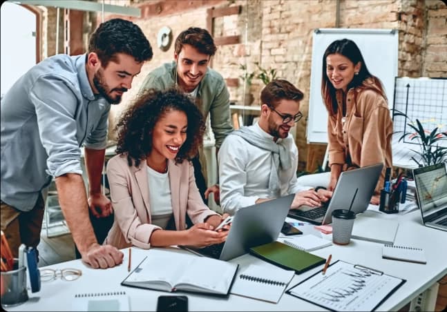 People working together